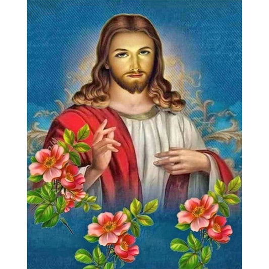 Jesus - Full Round Drill Diamond Painting 50*60CM