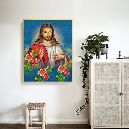 Jesus - Full Round Drill Diamond Painting 50*60CM