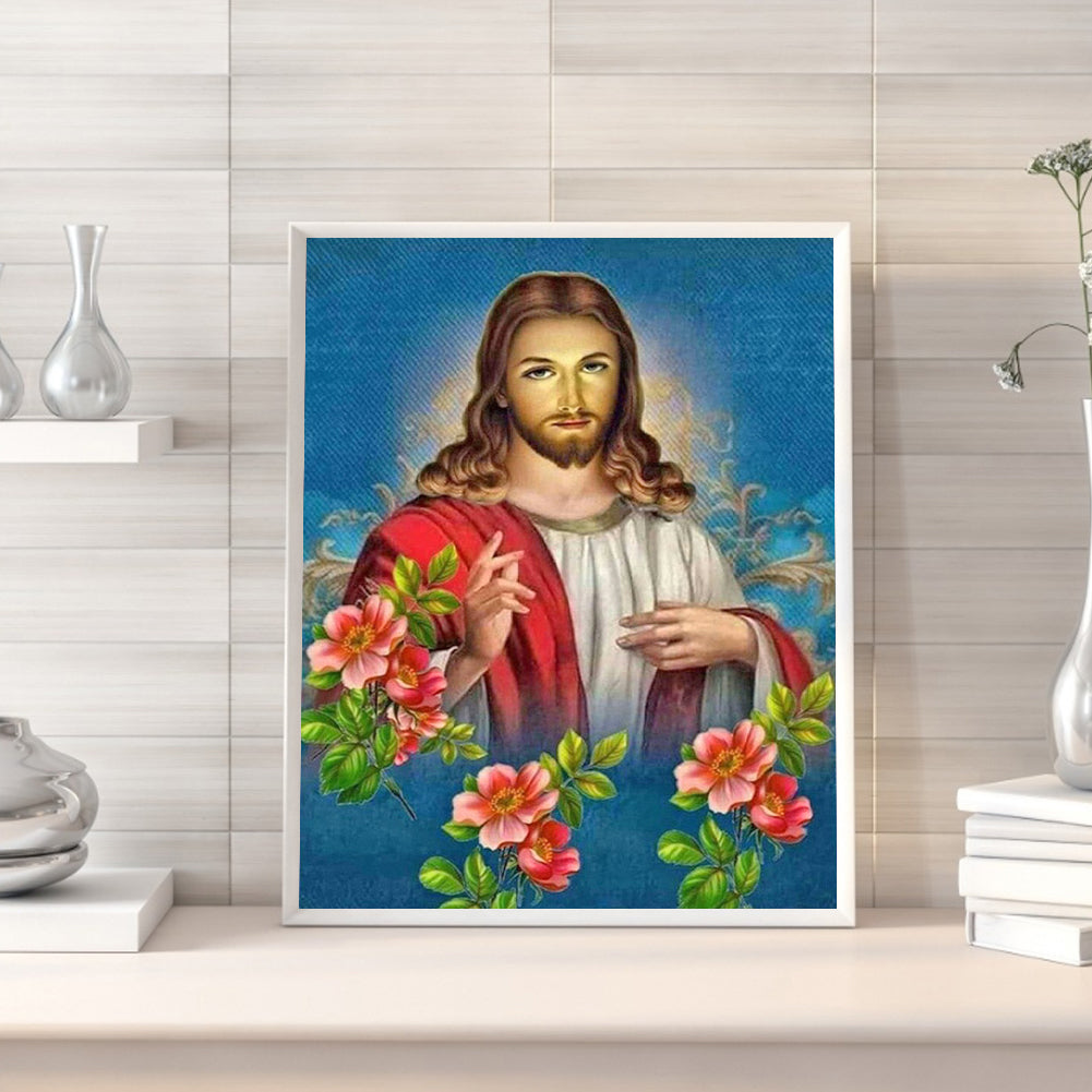 Jesus - Full Round Drill Diamond Painting 50*60CM