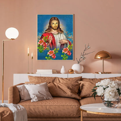 Jesus - Full Round Drill Diamond Painting 50*60CM