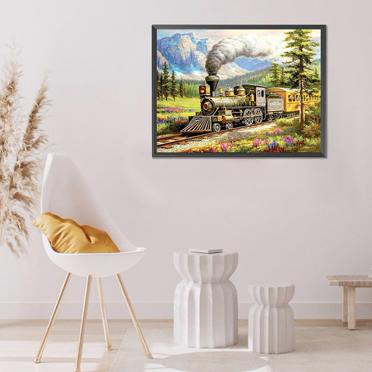 Train - Full Round Drill Diamond Painting 60*50CM