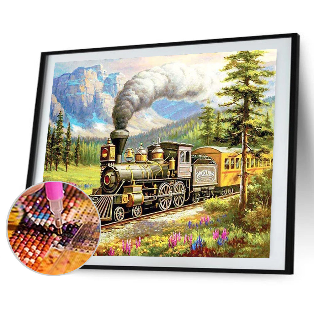 Train - Full Round Drill Diamond Painting 60*50CM