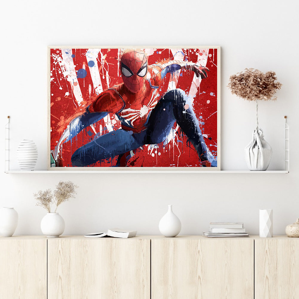 Spiderman - Full Round Drill Diamond Painting 60*50CM