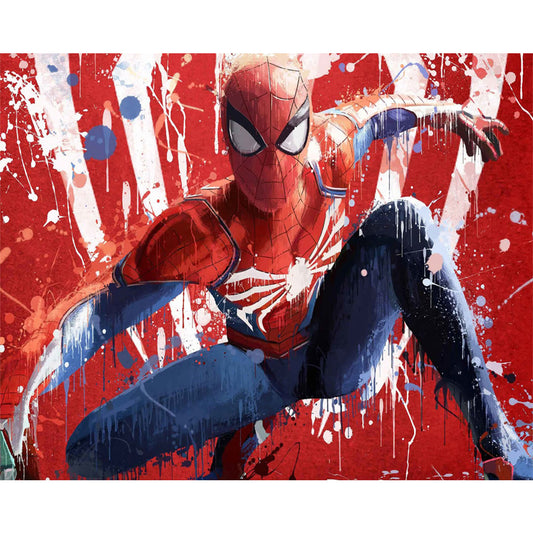 Spiderman - Full Round Drill Diamond Painting 60*50CM