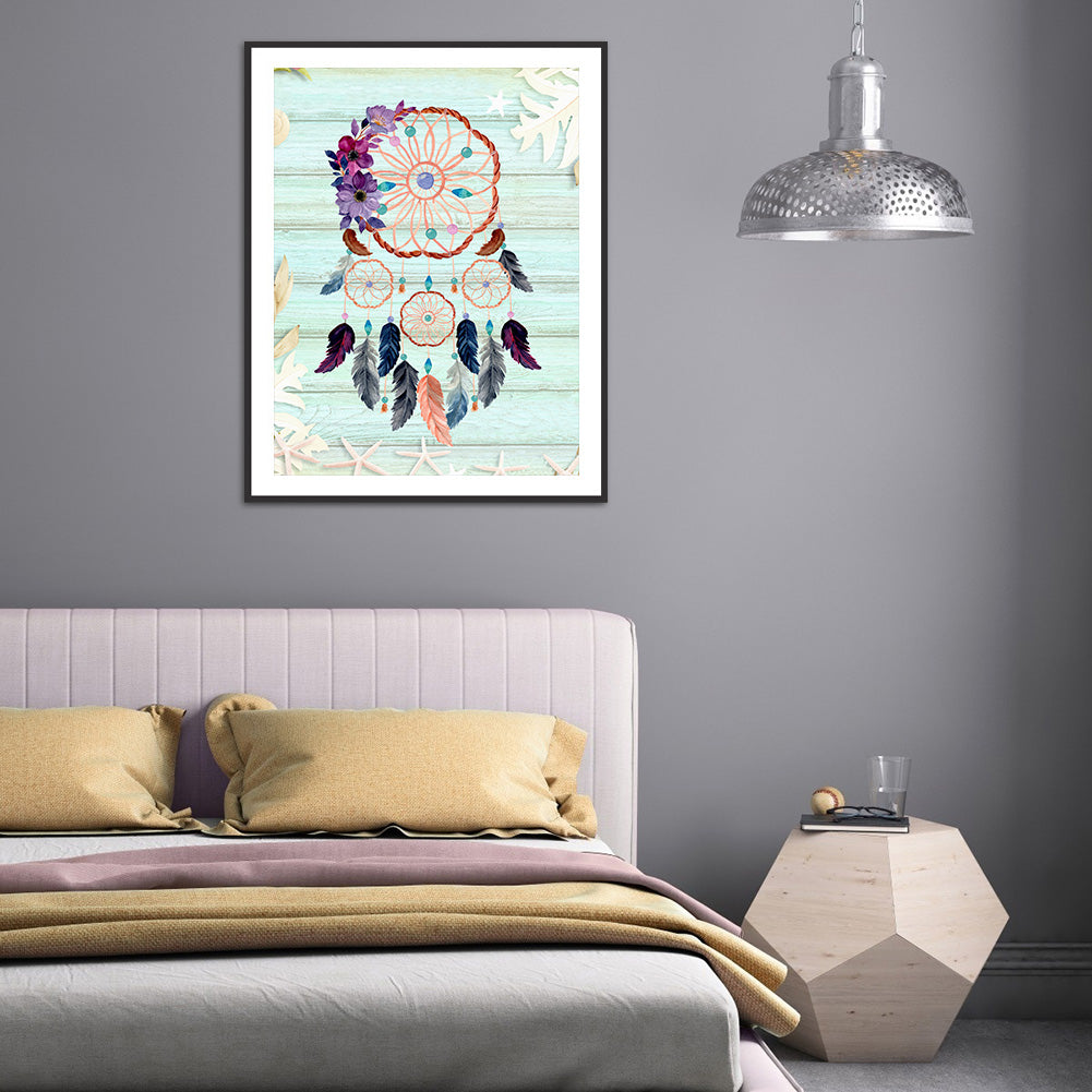 Dreamcatcher - Full Round Drill Diamond Painting 30*40CM