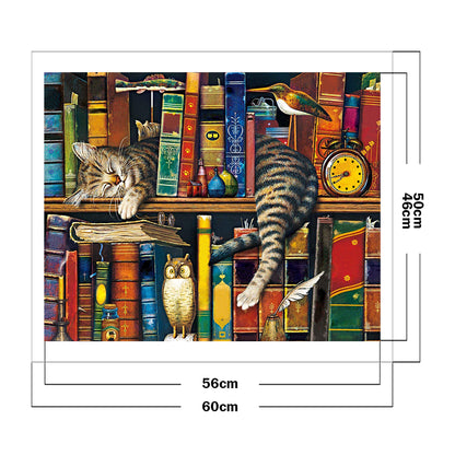 Cat - 11CT Stamped Cross Stitch 60*50CM