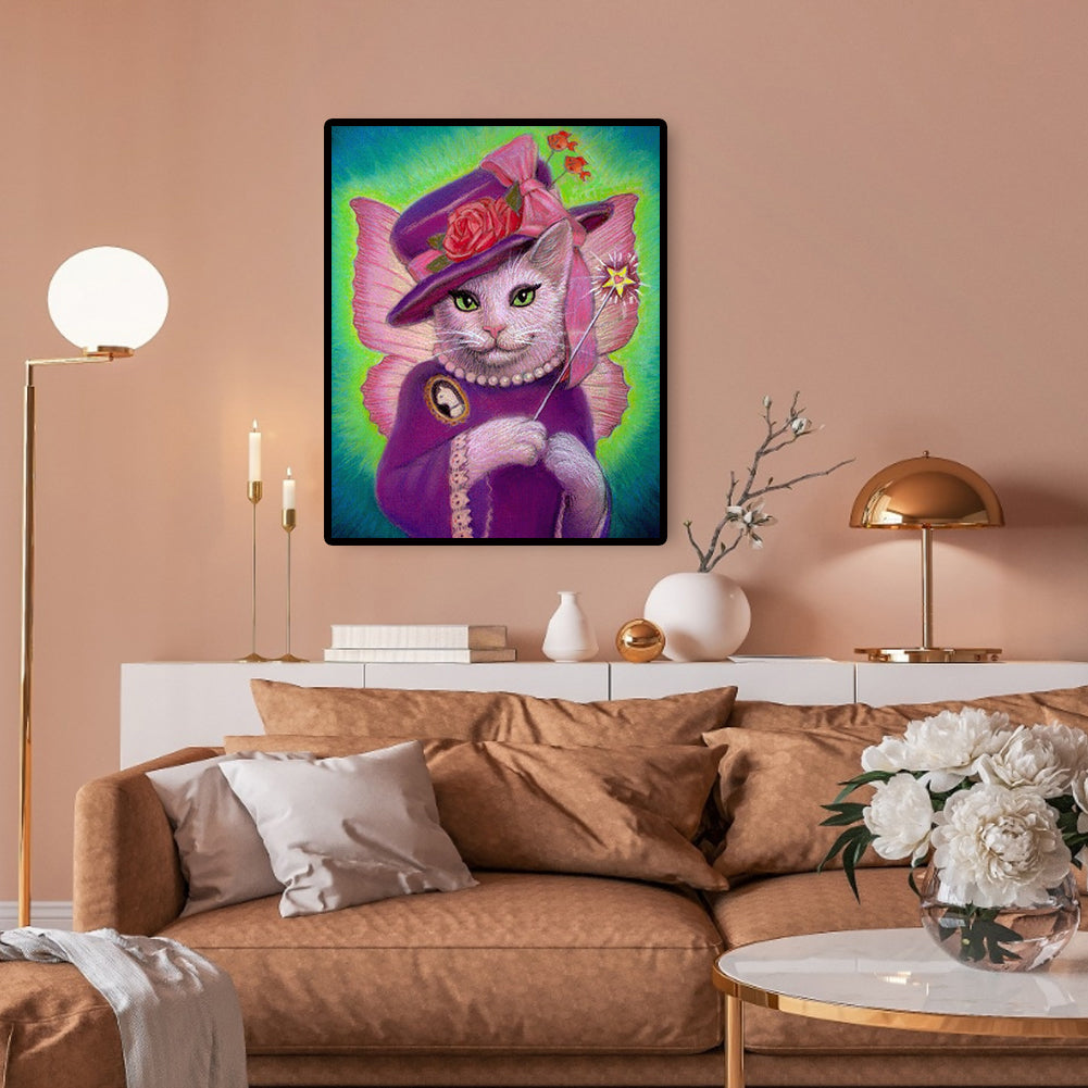 Cat - 11CT Stamped Cross Stitch 40*50CM