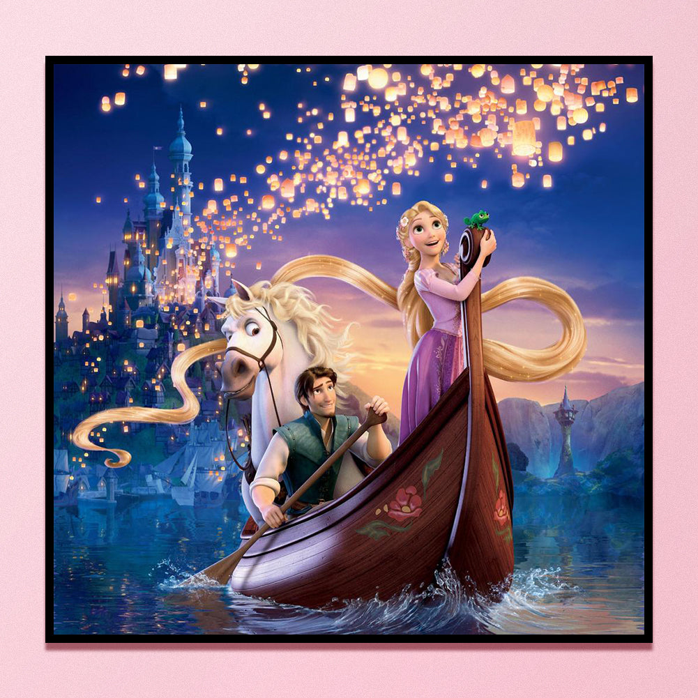 Princess And Prince - 11CT Stamped Cross Stitch 60*58CM