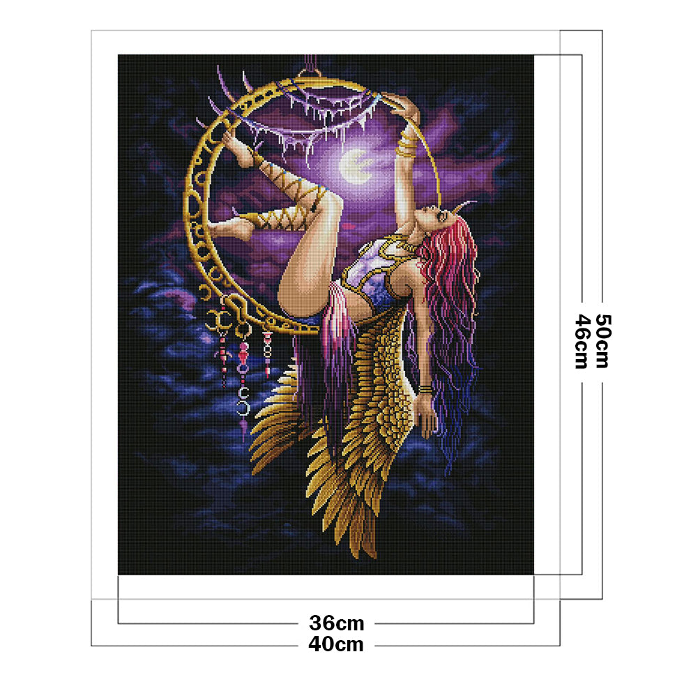 Angel - 11CT Stamped Cross Stitch 40*50CM