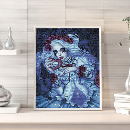 Horror Doll - 11CT Stamped Cross Stitch 40*50CM