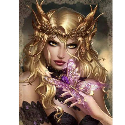 Beauty - Full Round Drill Diamond Painting 30*40CM