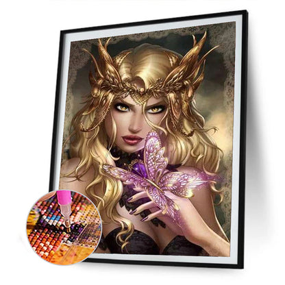 Beauty - Full Round Drill Diamond Painting 30*40CM