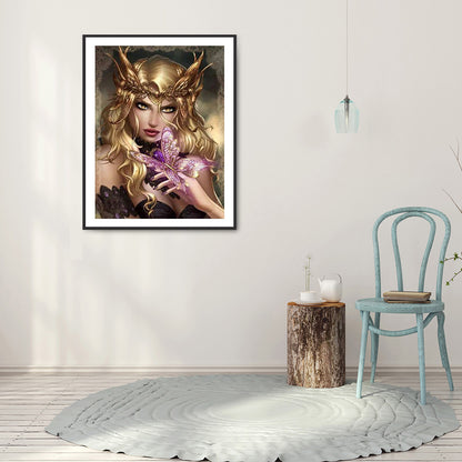 Beauty - Full Round Drill Diamond Painting 30*40CM