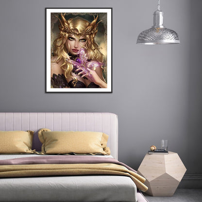 Beauty - Full Round Drill Diamond Painting 30*40CM