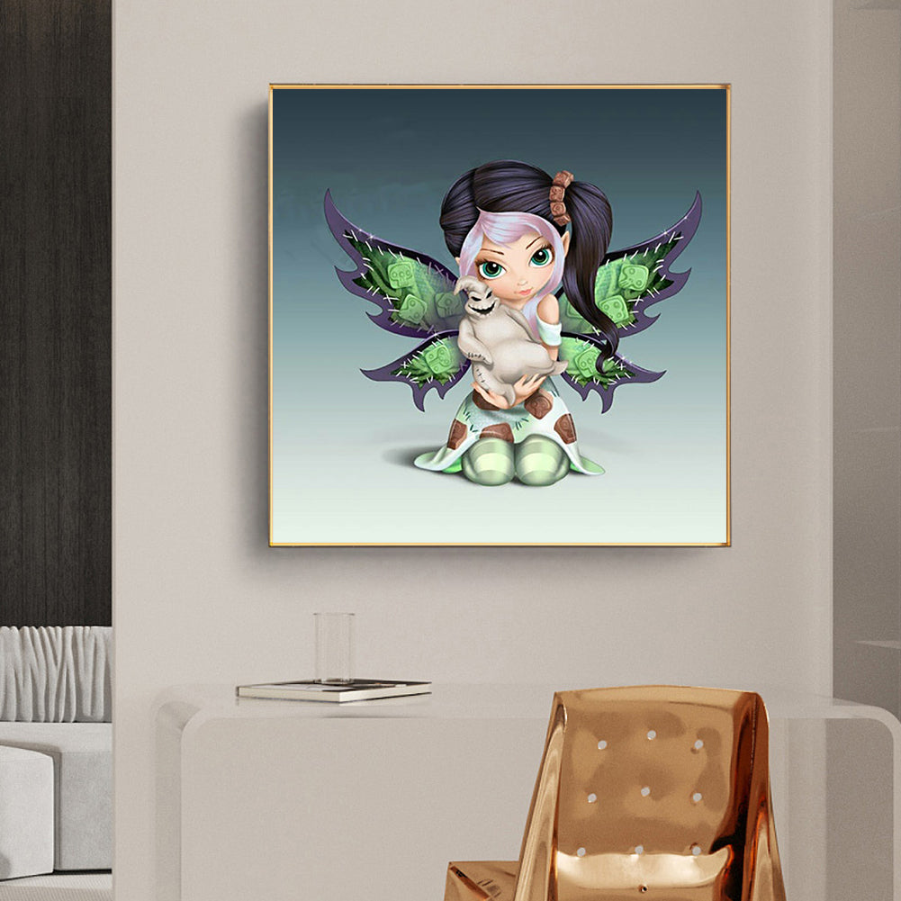 Big Eye Doll - Full Round Drill Diamond Painting 50*50CM