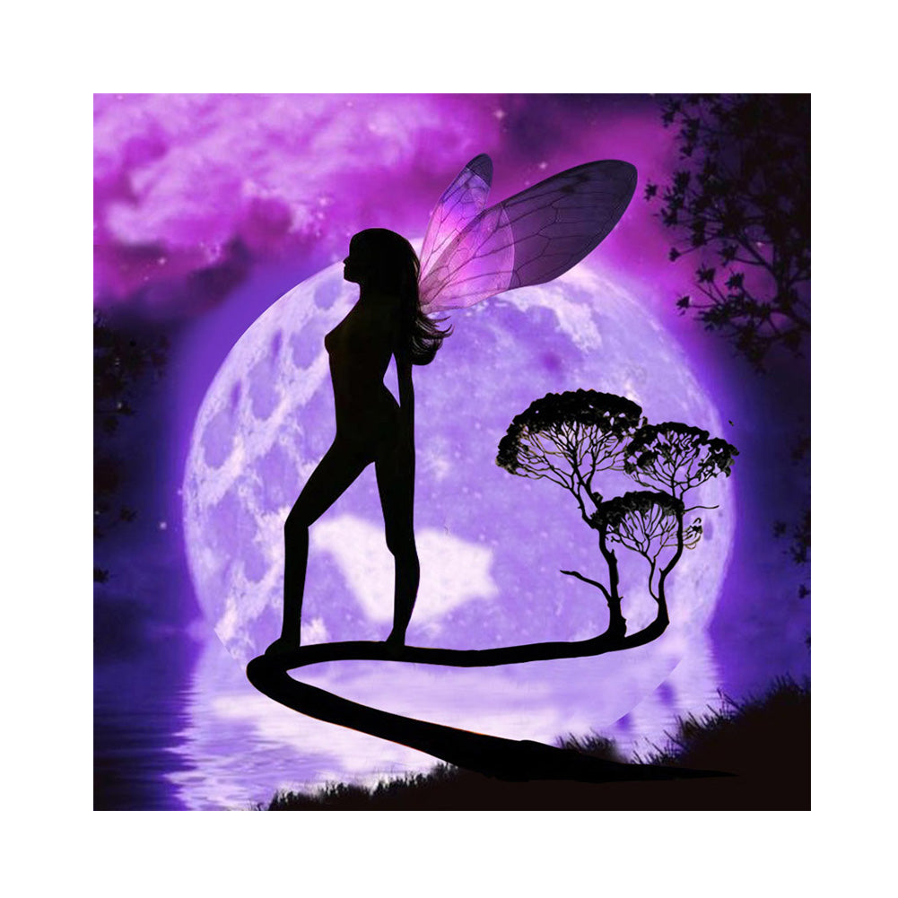 Moon Fairy - Full Round Drill Diamond Painting 30*30CM