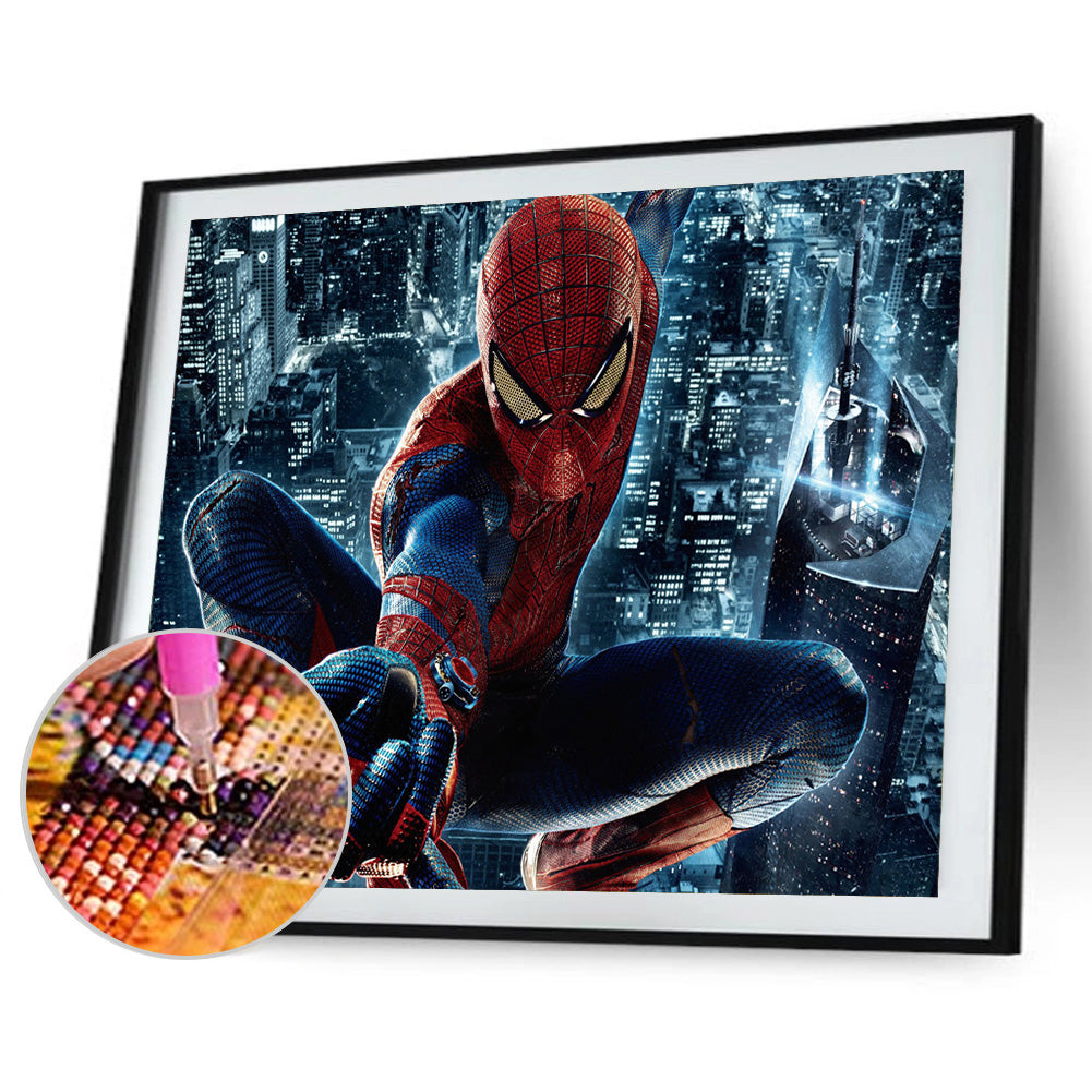 Spiderman - Full Round Drill Diamond Painting 60*50CM