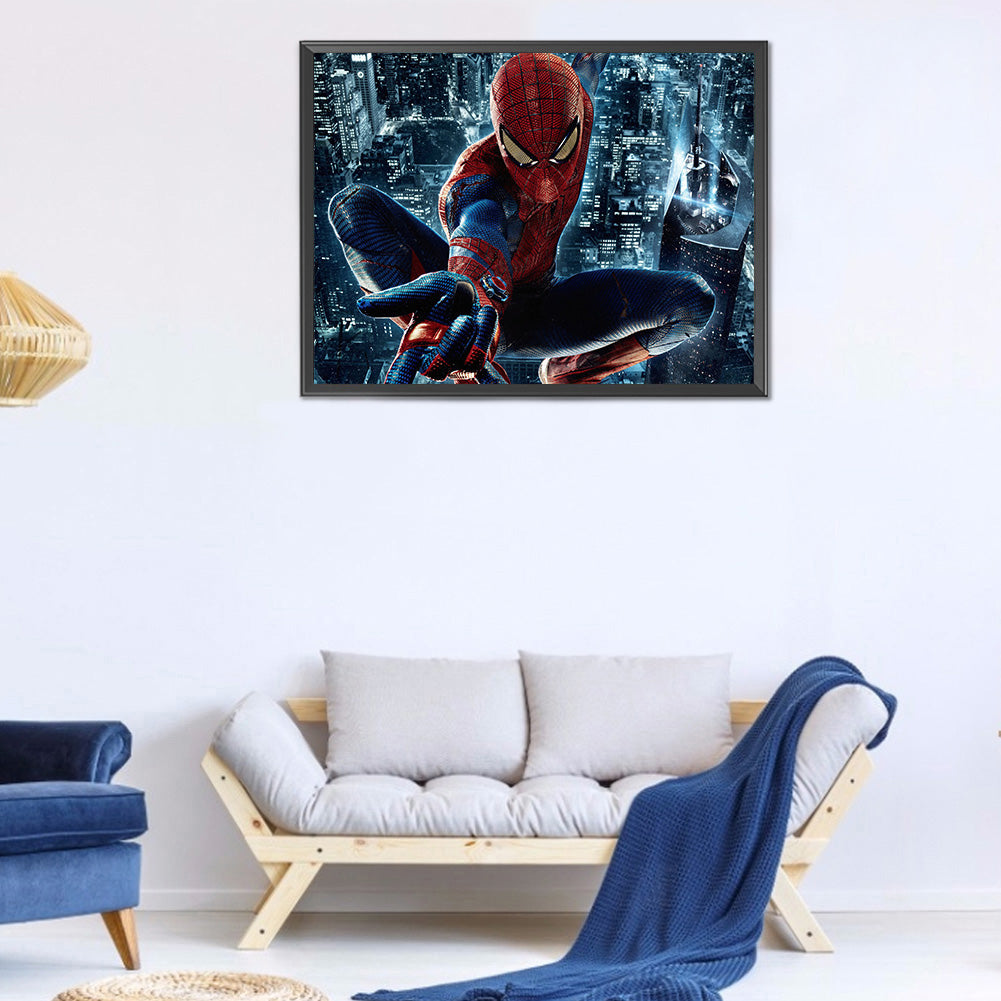 Spiderman - Full Round Drill Diamond Painting 60*50CM