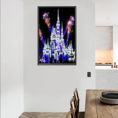 Disney Castle - Full Round Drill Diamond Painting 40*55CM