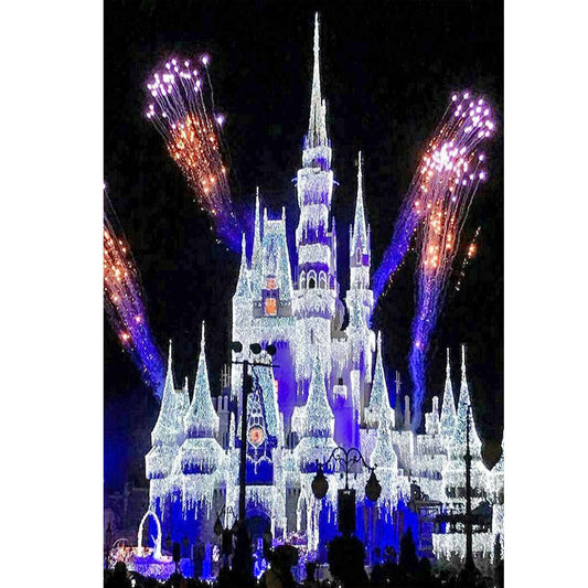 Disney Castle - Full Round Drill Diamond Painting 40*55CM