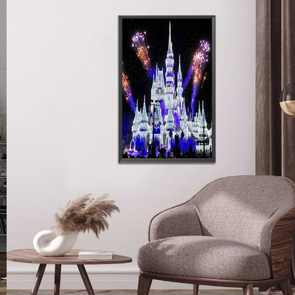 Disney Castle - Full Round Drill Diamond Painting 40*55CM