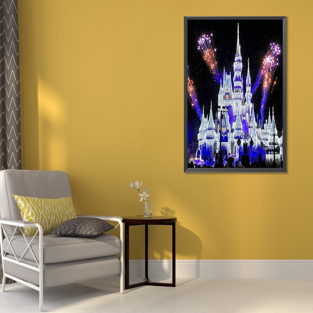 Disney Castle - Full Round Drill Diamond Painting 40*55CM