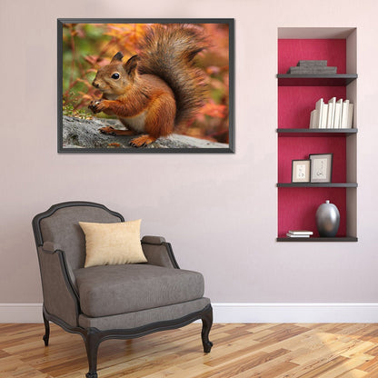 Squirrel - Full Round Drill Diamond Painting 40*30CM