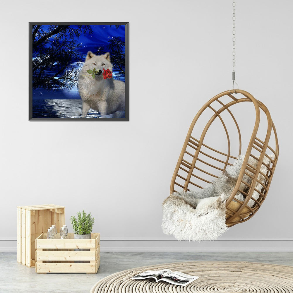 Wolf - Full Round Drill Diamond Painting 30*30CM