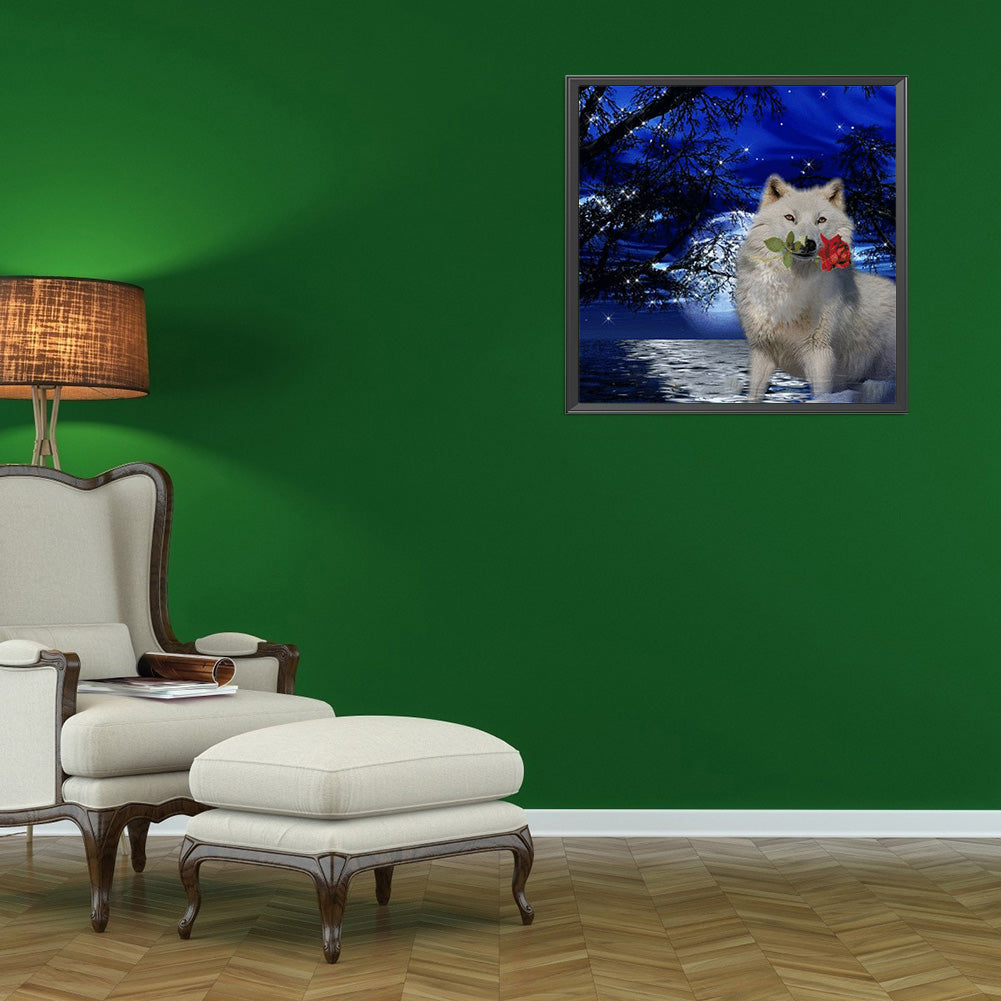 Wolf - Full Round Drill Diamond Painting 30*30CM
