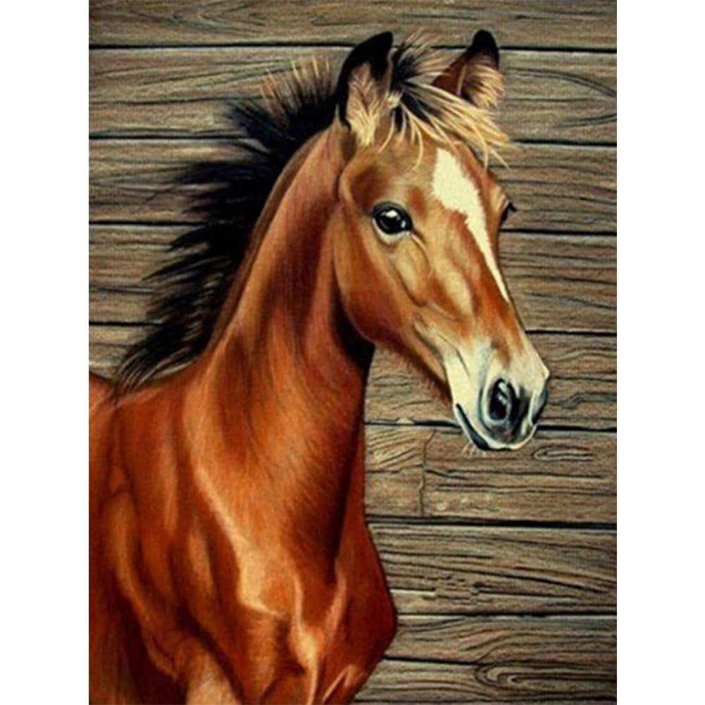 Horse - Full Round Drill Diamond Painting 30*40CM