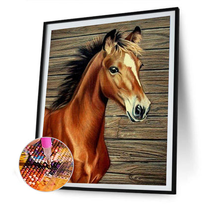 Horse - Full Round Drill Diamond Painting 30*40CM