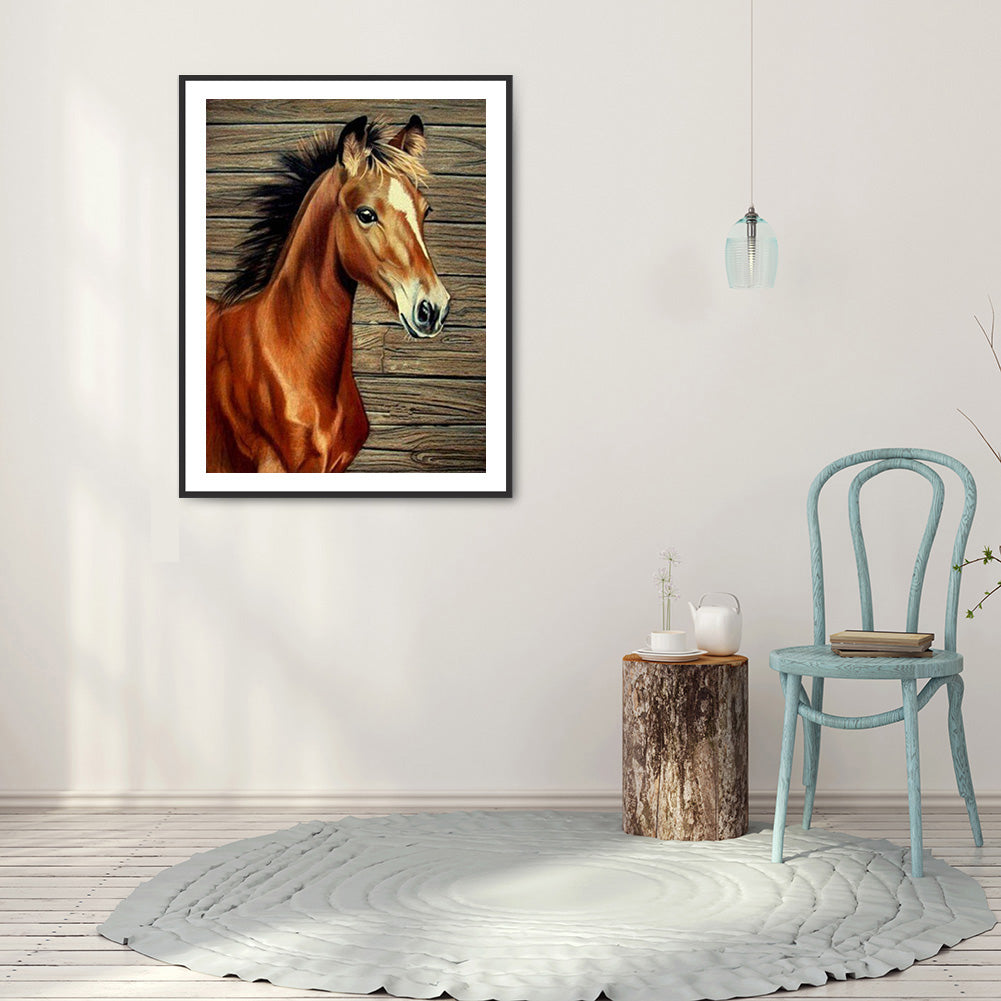 Horse - Full Round Drill Diamond Painting 30*40CM