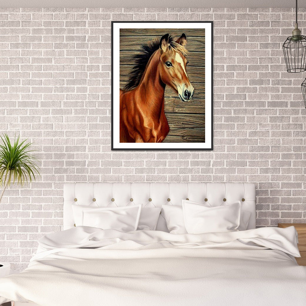 Horse - Full Round Drill Diamond Painting 30*40CM