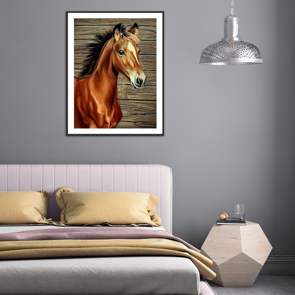 Horse - Full Round Drill Diamond Painting 30*40CM