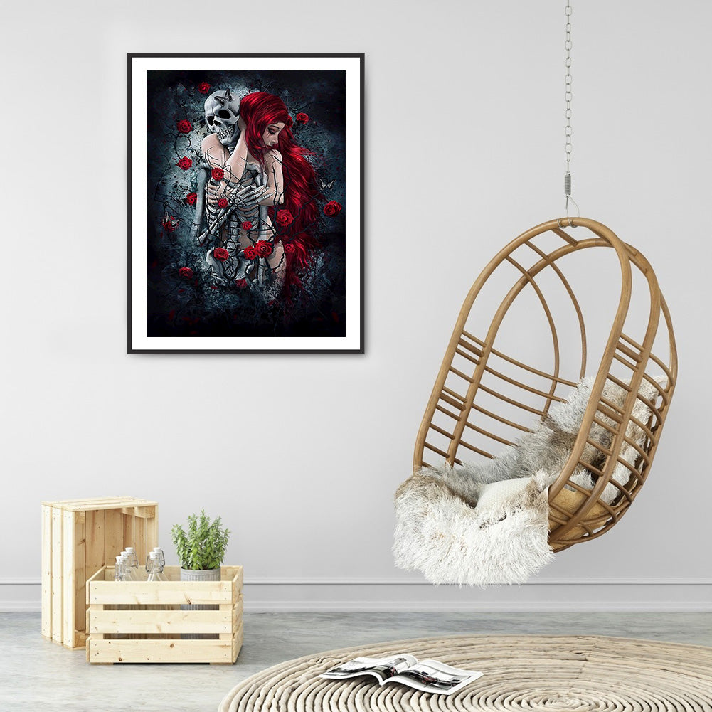 Skeleton - Full Round Drill Diamond Painting 40*50CM