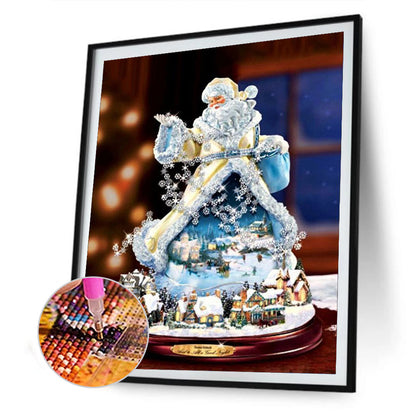 Snowman Crystal Ball - Full Round Drill Diamond Painting 50*60cm