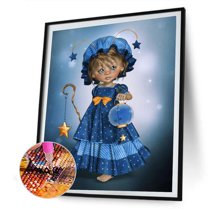 Figure - Full Round Drill Diamond Painting 30*40CM