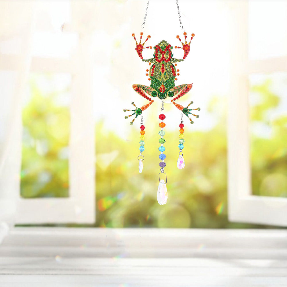 Animal DIY Diamond Painting Light Catcher Prism Hanging Crystal Wind Chime