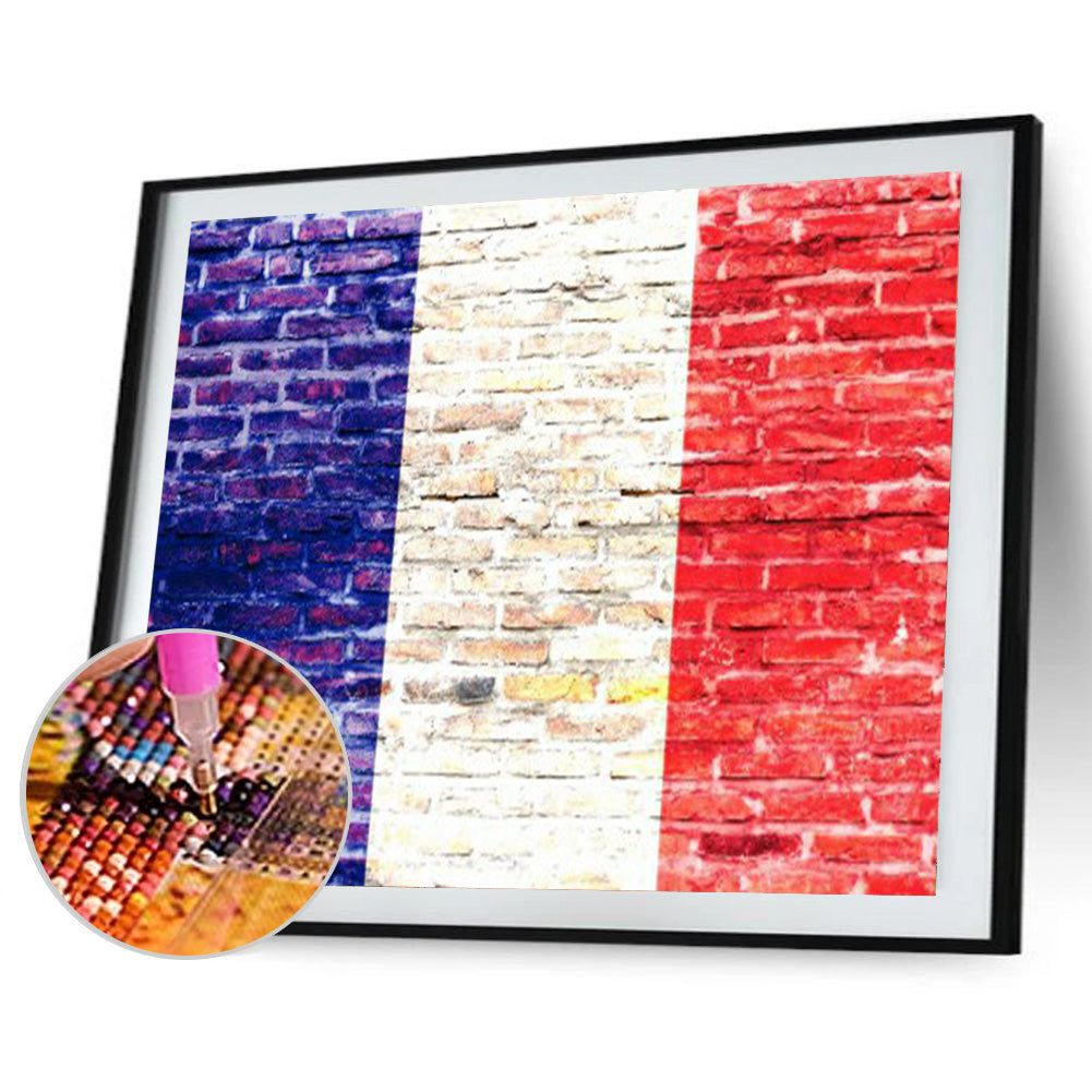National Flag - Full Round Drill Diamond Painting 40*30CM