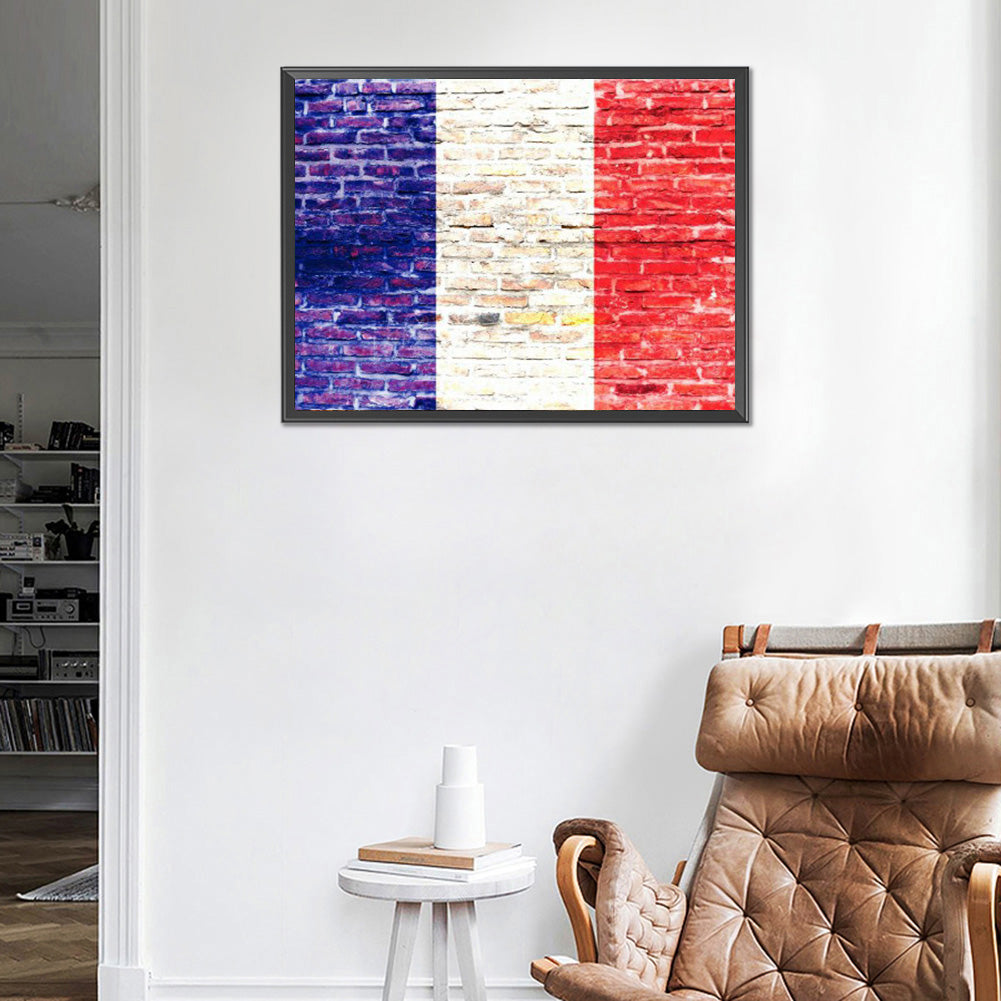 National Flag - Full Round Drill Diamond Painting 40*30CM