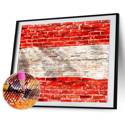 National Flag - Full Round Drill Diamond Painting 40*30CM