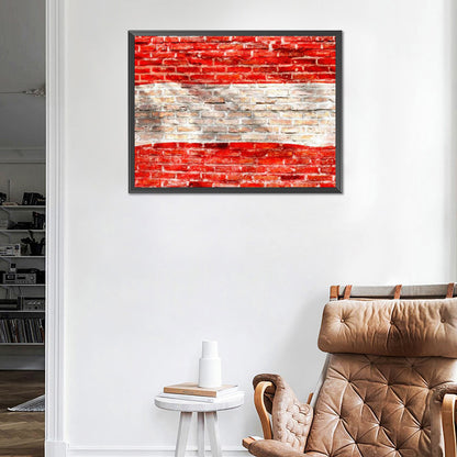 National Flag - Full Round Drill Diamond Painting 40*30CM