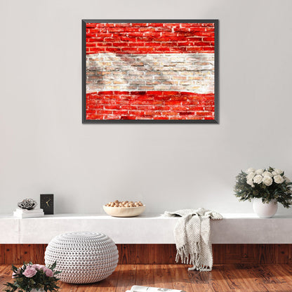 National Flag - Full Round Drill Diamond Painting 40*30CM