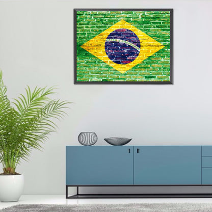 National Flag - Full Round Drill Diamond Painting 40*30CM