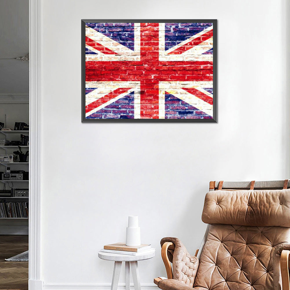 National Flag - Full Round Drill Diamond Painting 40*30CM