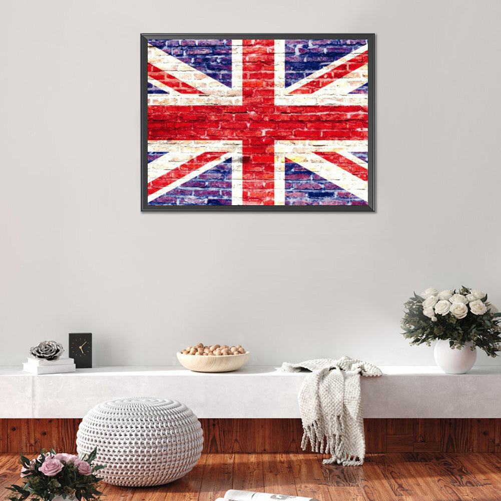 National Flag - Full Round Drill Diamond Painting 40*30CM