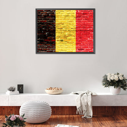 National Flag - Full Round Drill Diamond Painting 40*30CM