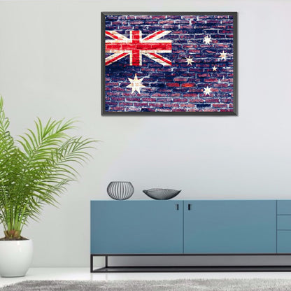 National Flag - Full Round Drill Diamond Painting 40*30CM