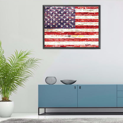 National Flag - Full Round Drill Diamond Painting 40*30CM