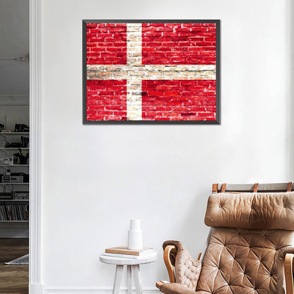 National Flag - Full Round Drill Diamond Painting 40*30CM